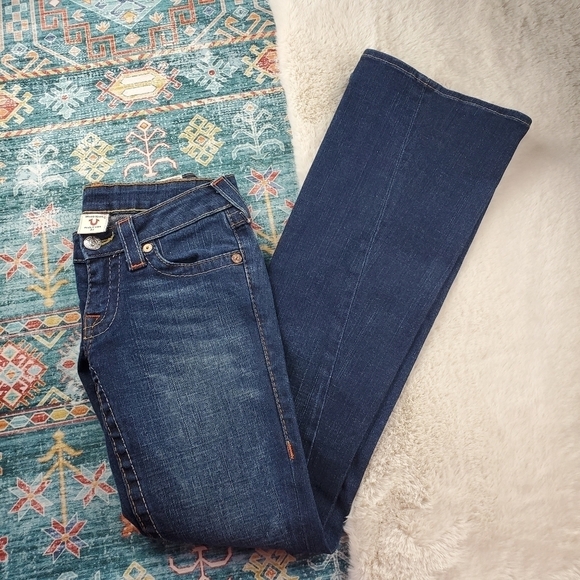 True Religion Denim Joey Boot Cut Pants 27 - Picture 1 of 11